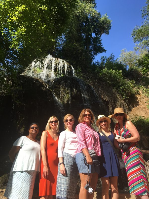 Blogger trip visiting Piedra Monastery Park