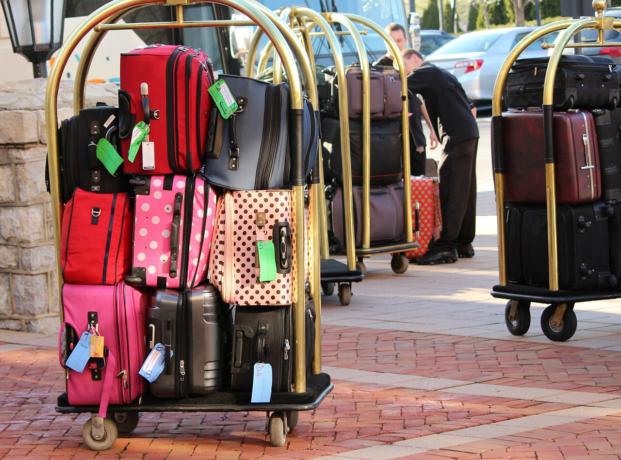 Keeping valuable safe on holiday: hotel luggage