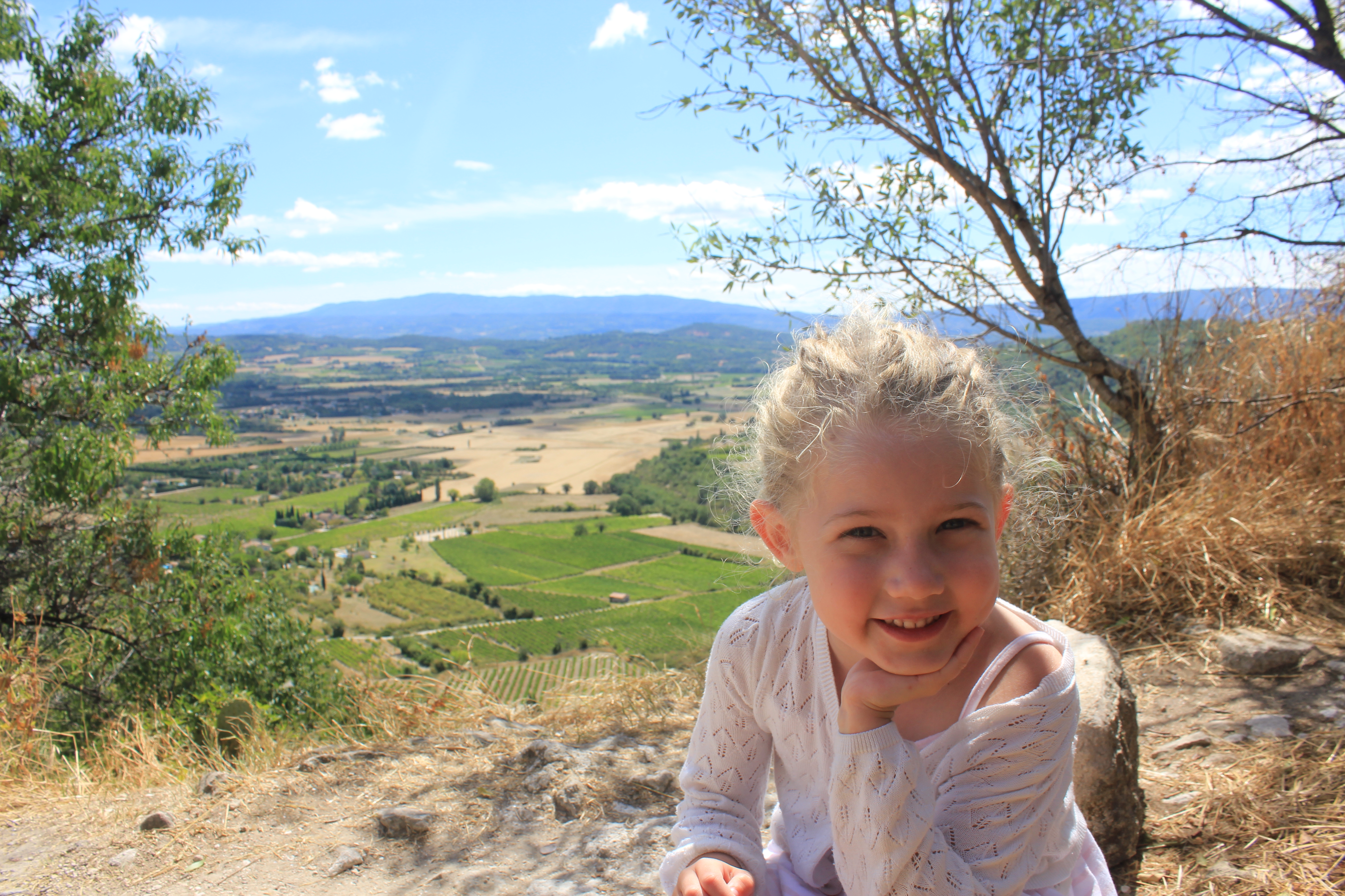 Mrs T on holiday in Gordes, France