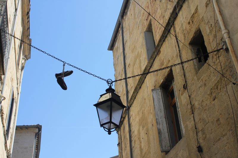 Shoes on wires, Montpellier, France