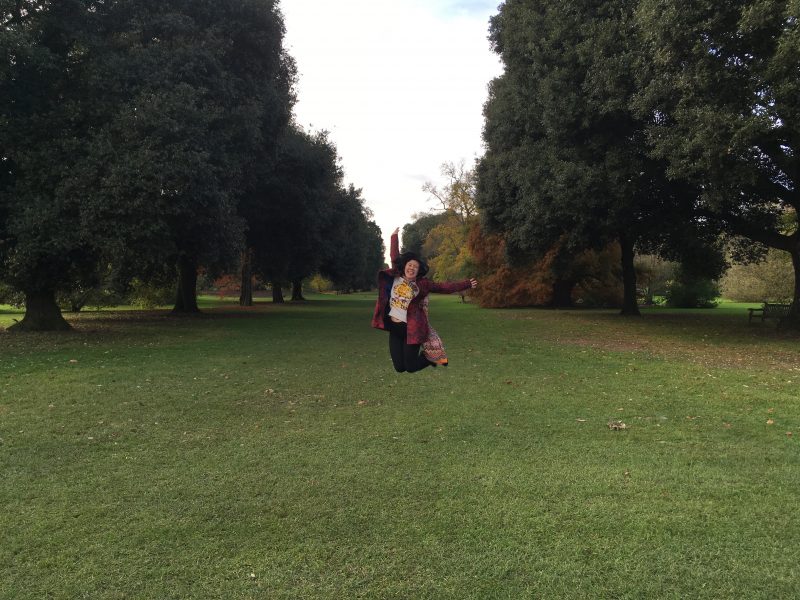 Kew Gardens jumping shots