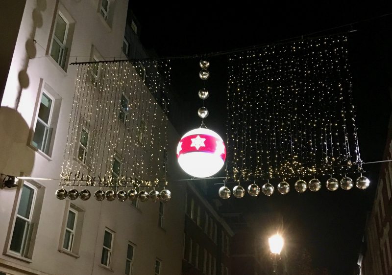 Oxford Street lights in London