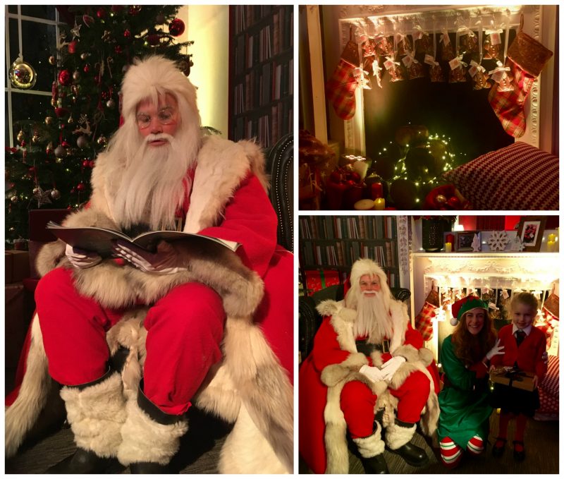 Father Christmas in residence in Belgravia