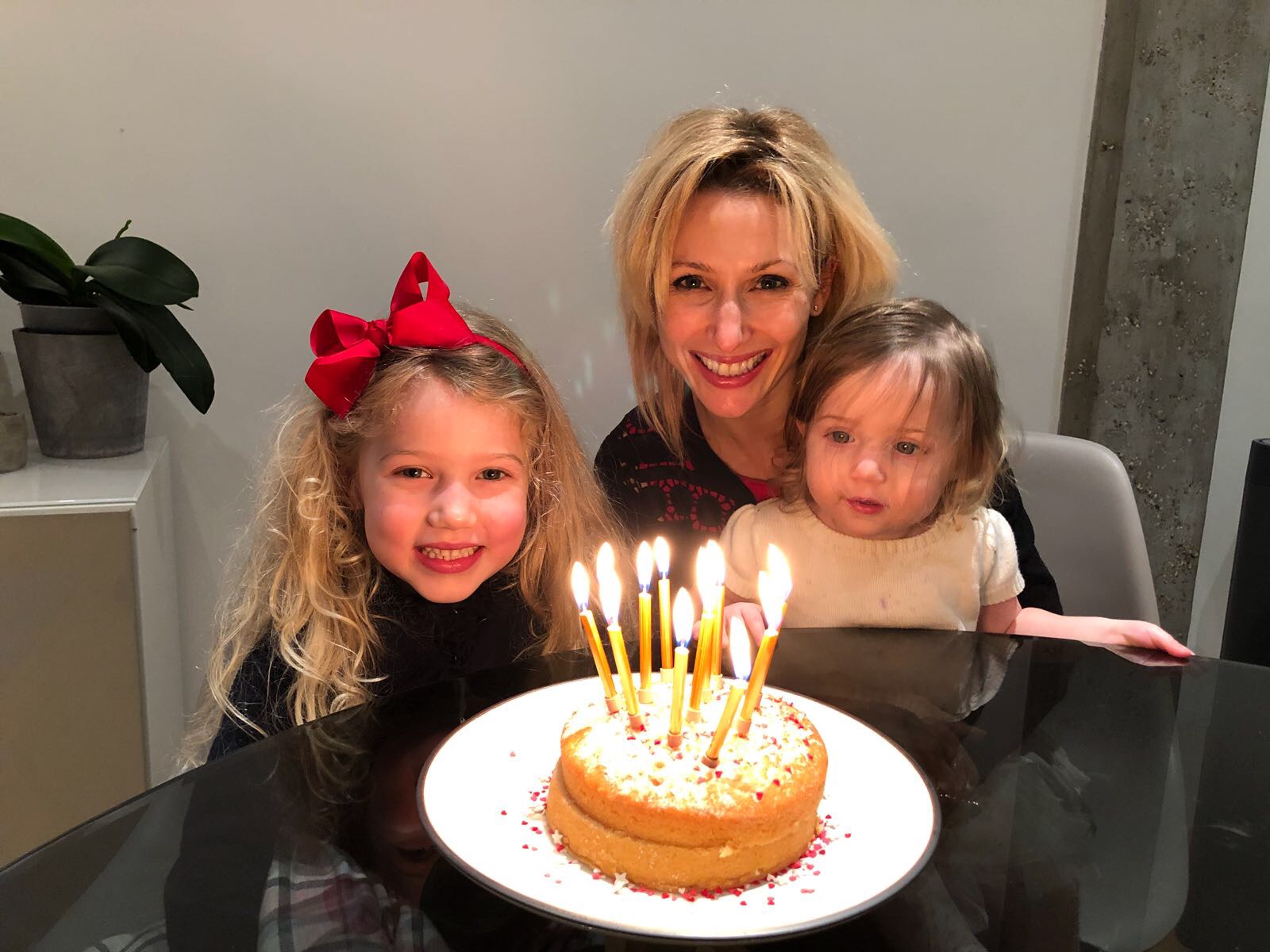 Wander Mum and family with birthday cake