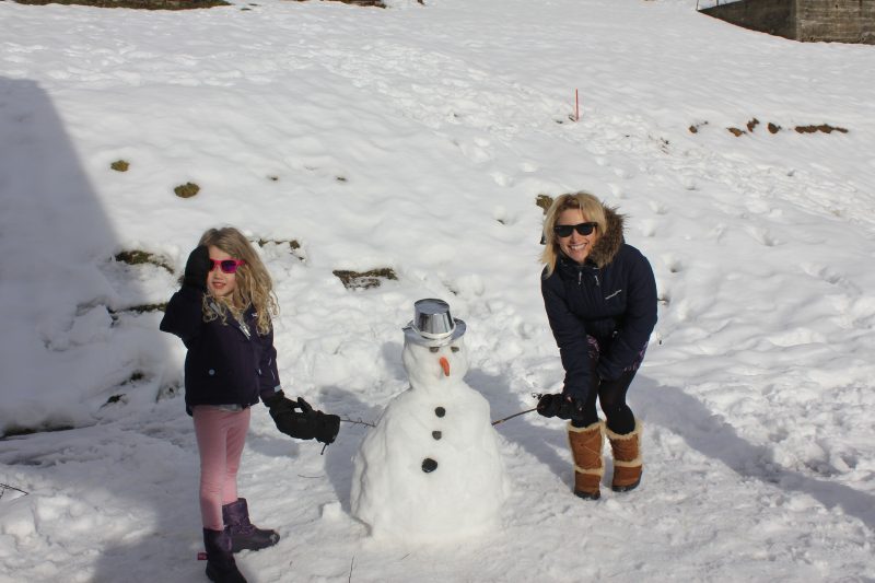 Snowman in Morzine