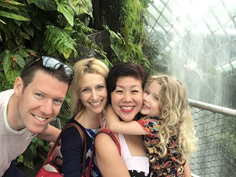 Wander Mum at Cloud Forest, Gardens in the Bay