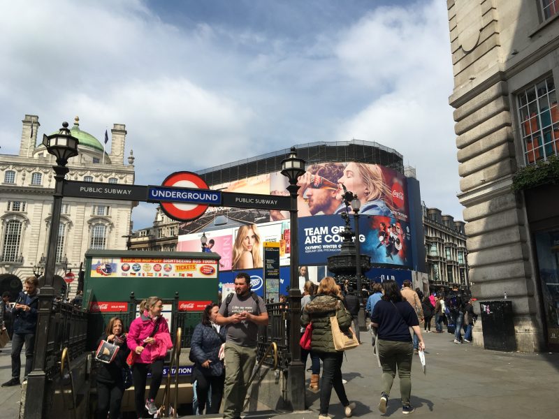 London Piccadilly Circus tube station