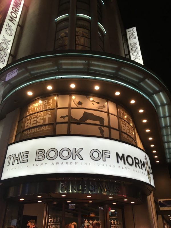 The Book of Mormon, Prince of Wales theatre, London