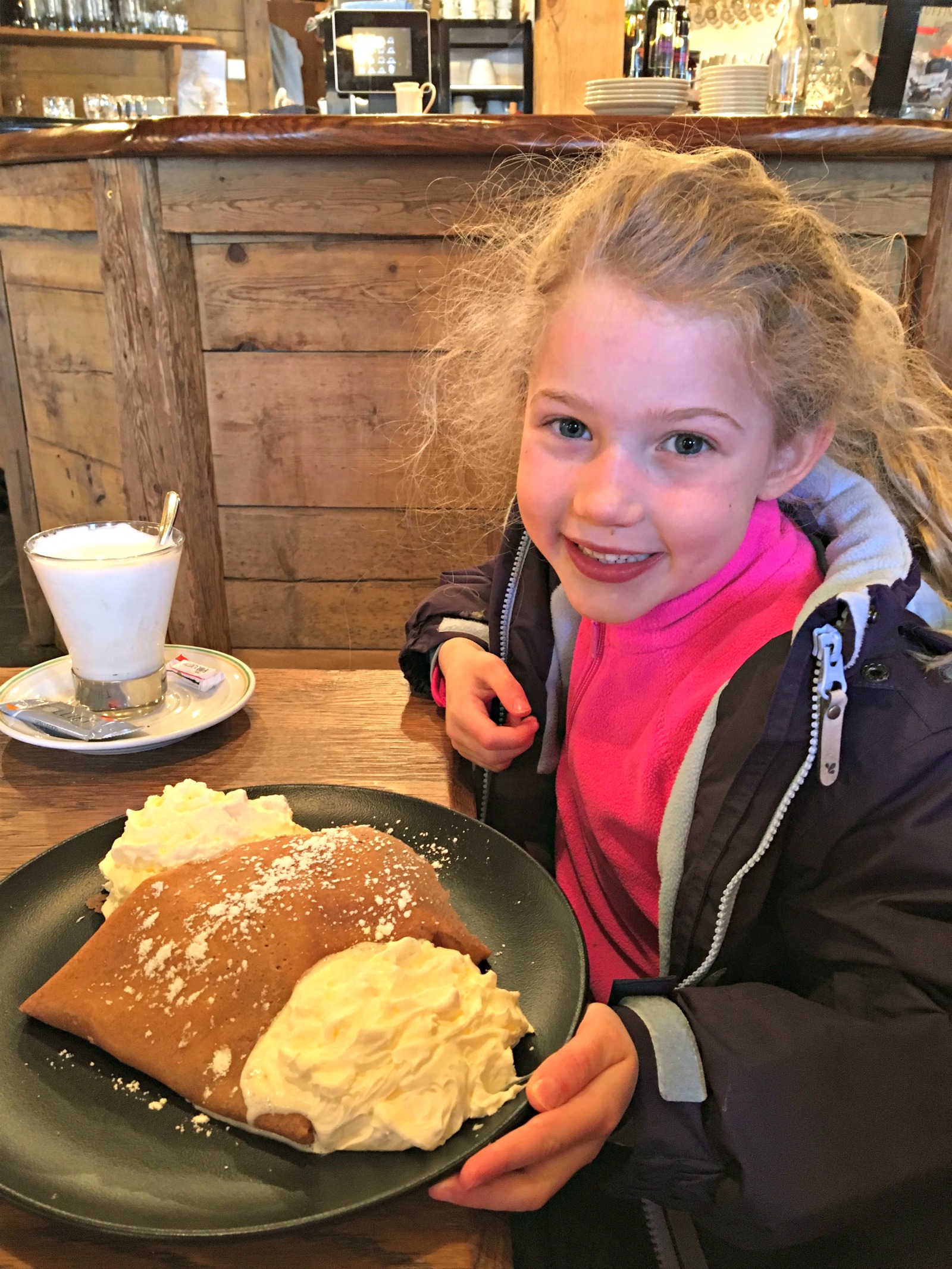Skiing with kids: plan pancake stops