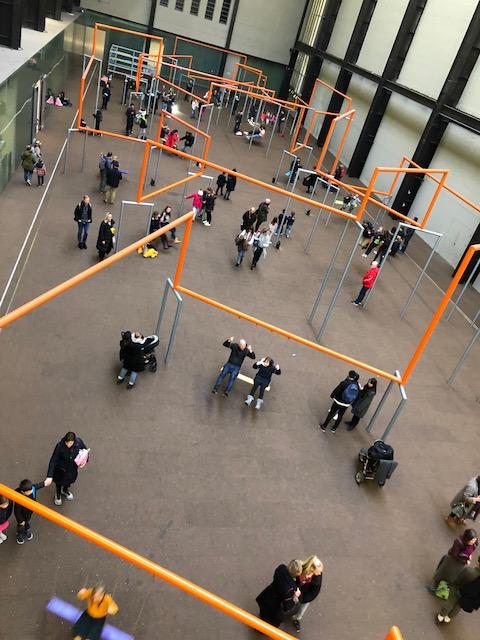 Giant swings, Turbine Hall, Tate Modern