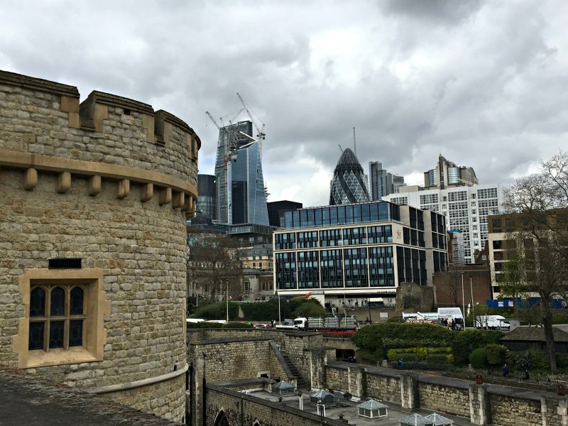 City of London from Tower of London 