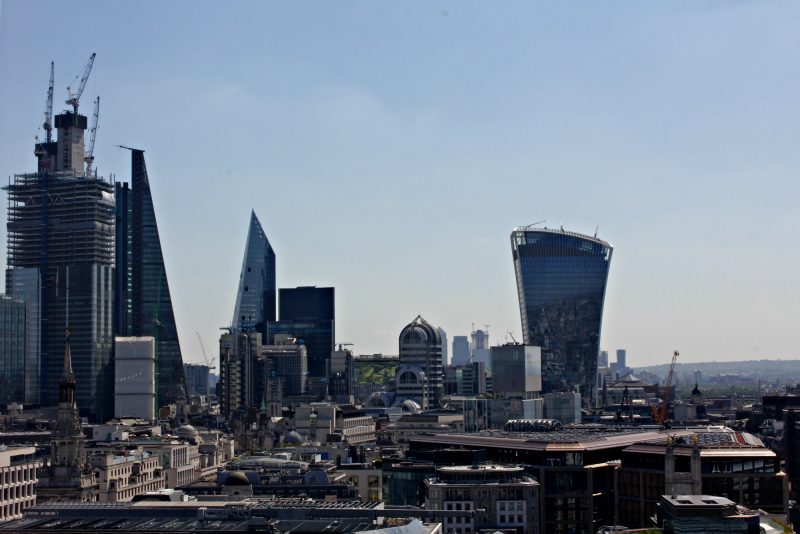 View of the City of London from St Paul's Cathedral