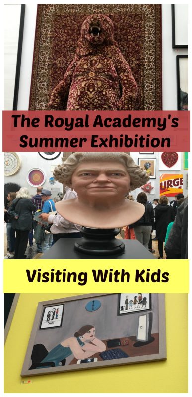 Visiting The Royal Academy of Art 250th Summer Exhibition with kids, London #dayout #familytravel #london