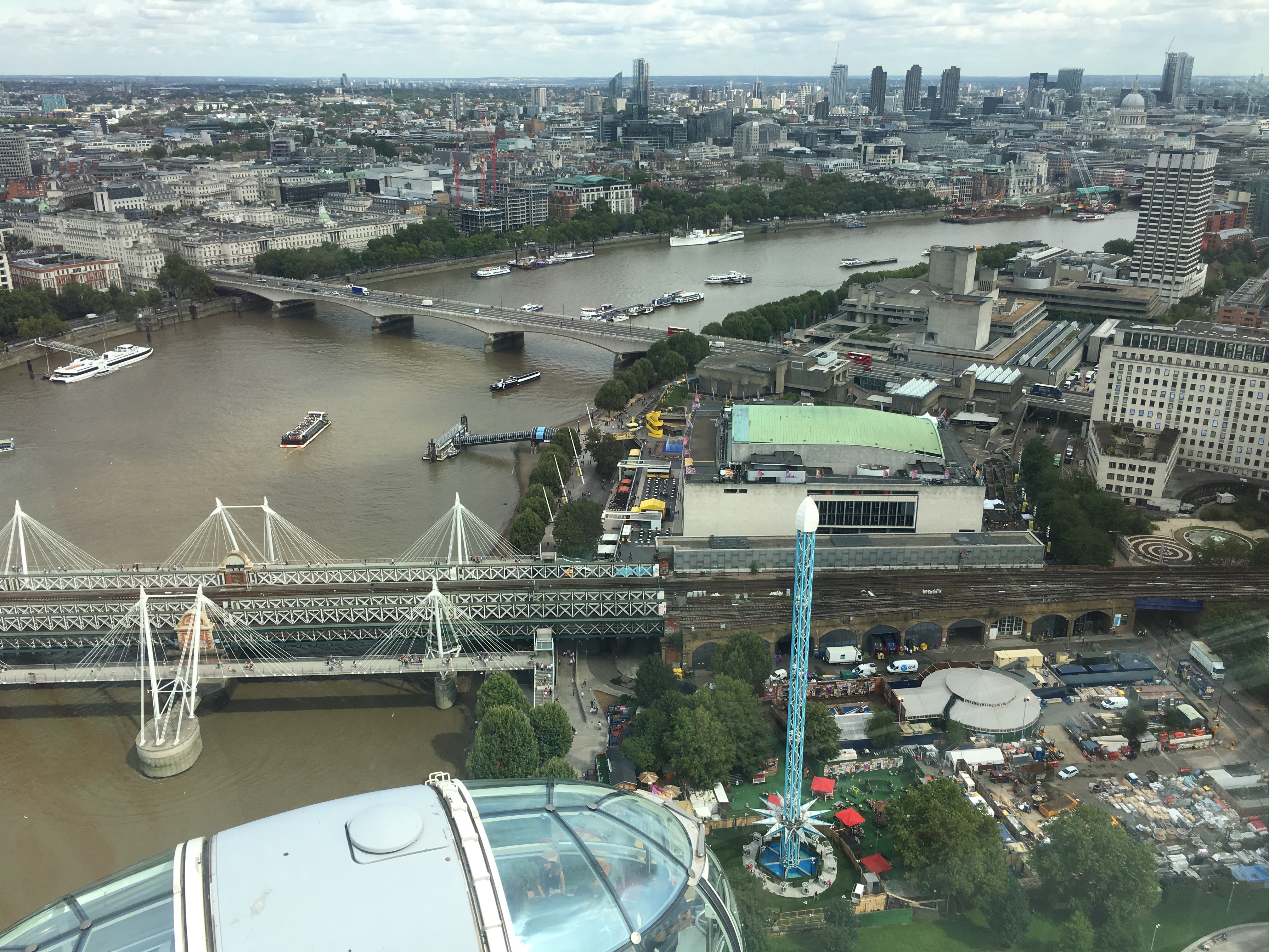 London Eye St Paul's River Thames