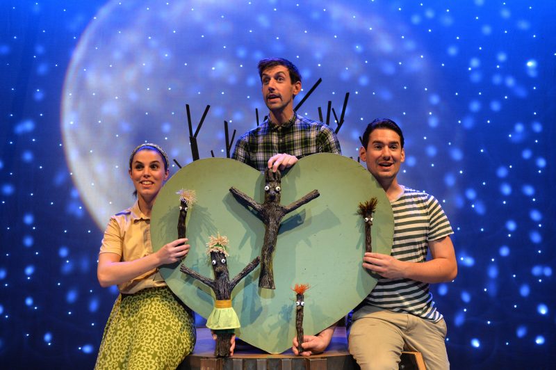 Stick Man Live being performed at the Leicester Square theatre