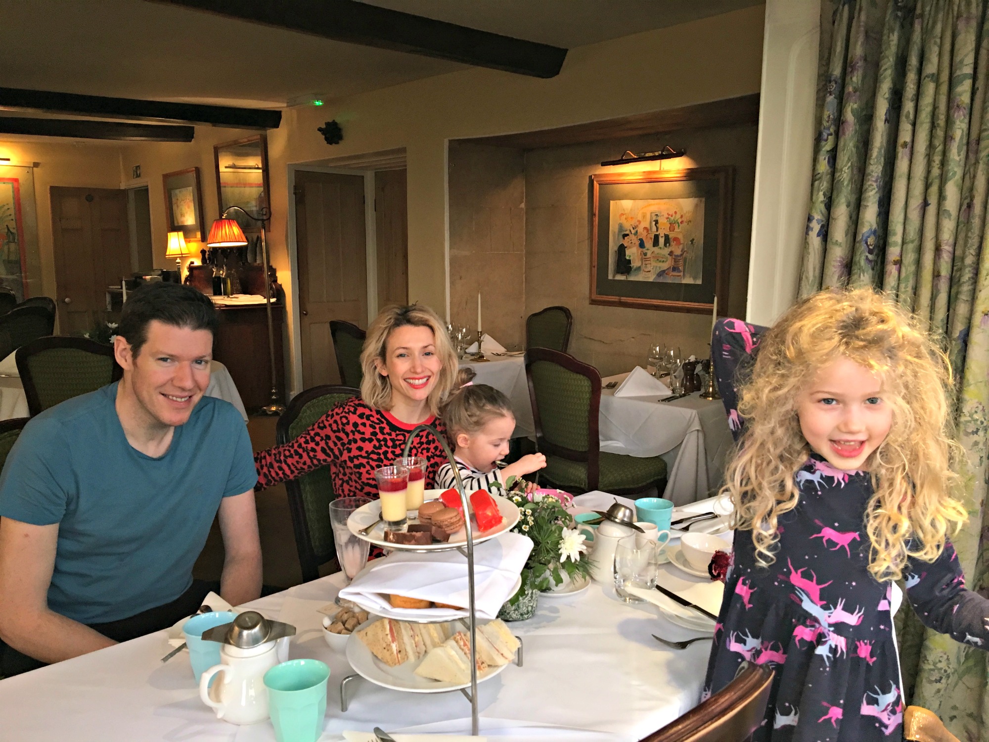 Afternoon tea at Woolley Grange, Wiltshire