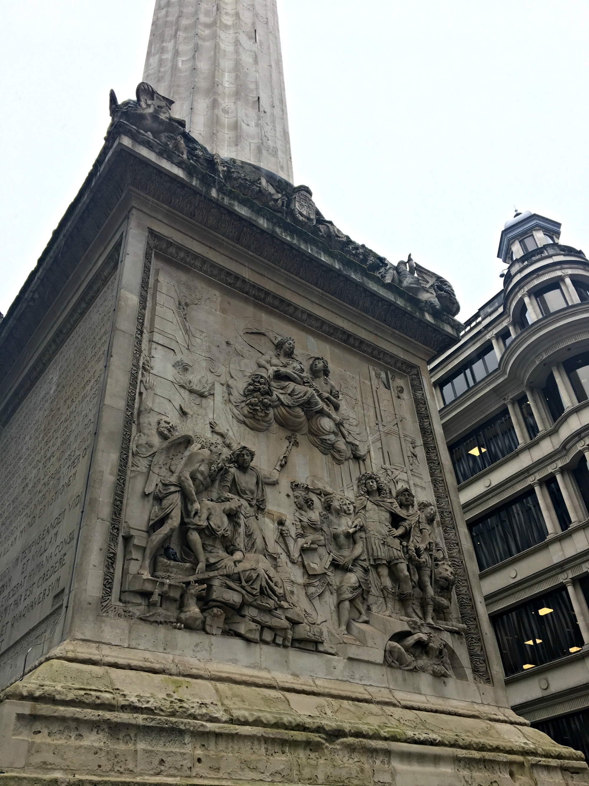 Bottom of Monument London