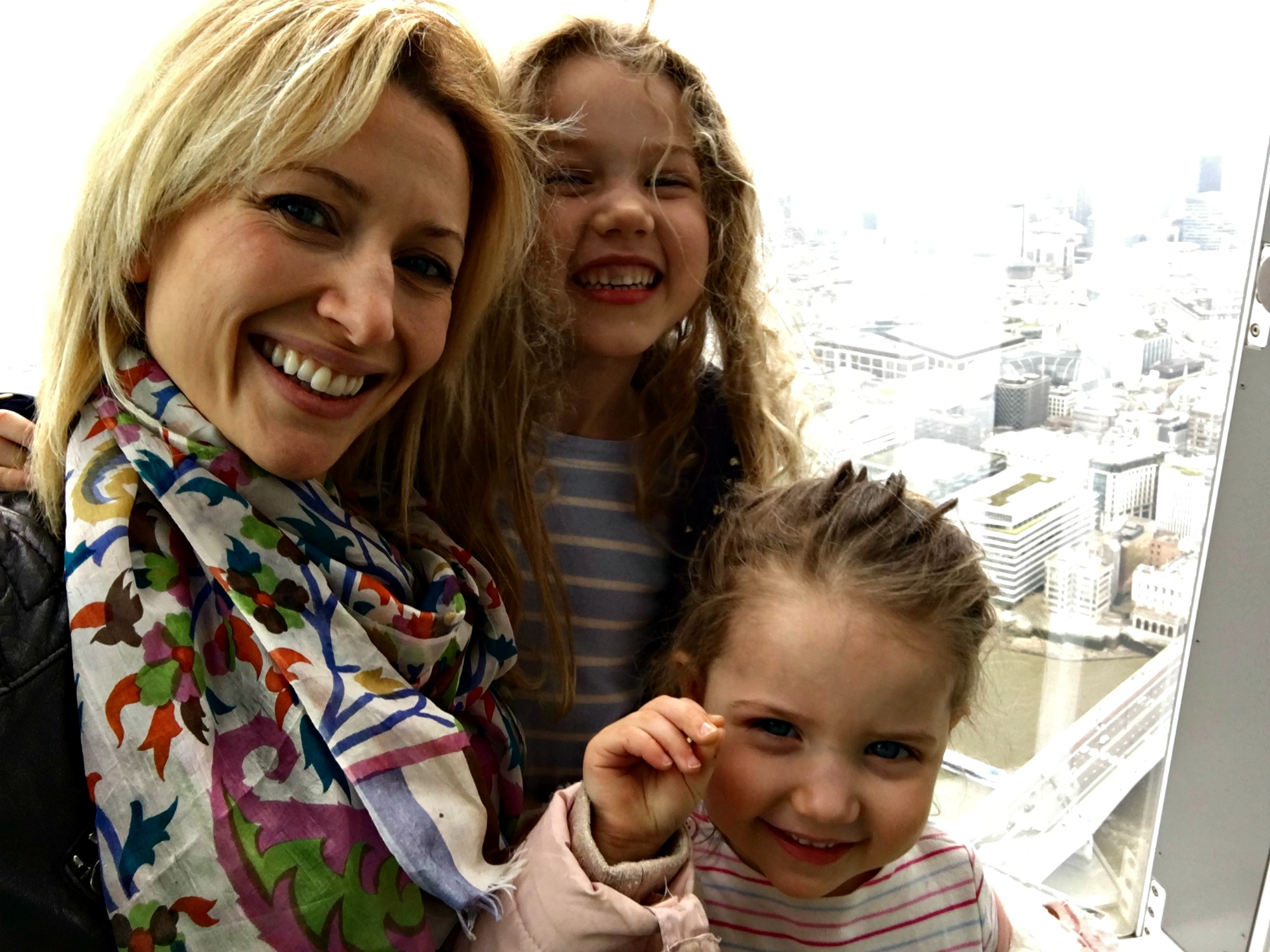 Family day out at highest London Easter egg hunt at The Shard