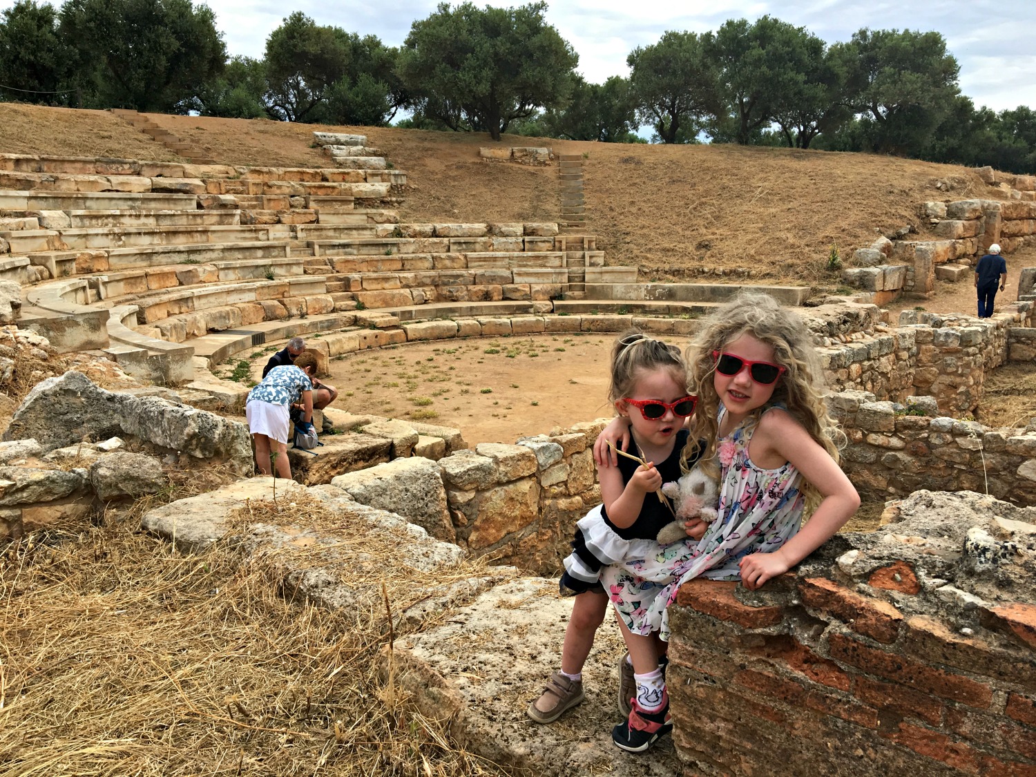 Ancient Aptera Crete with kids