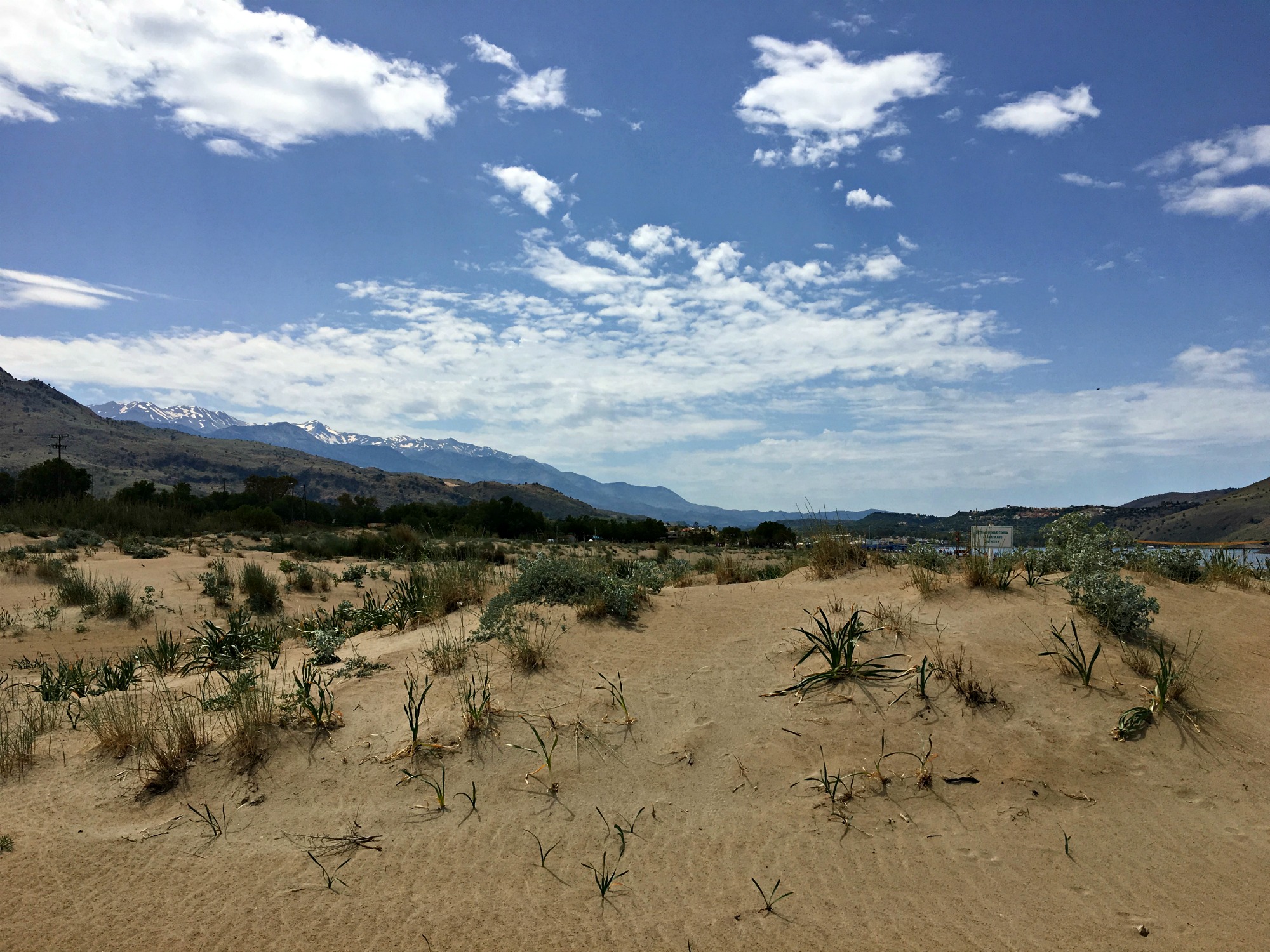 Georgioupolis Beach sand dunes