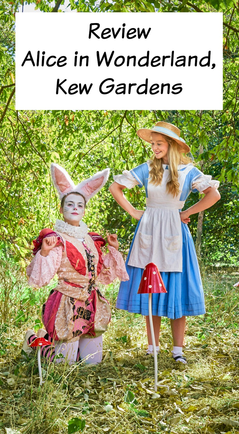 Alice in Wonderland at Kew Gardens #familydayout #londonattraction #childrenstheatre #londonwithkids
