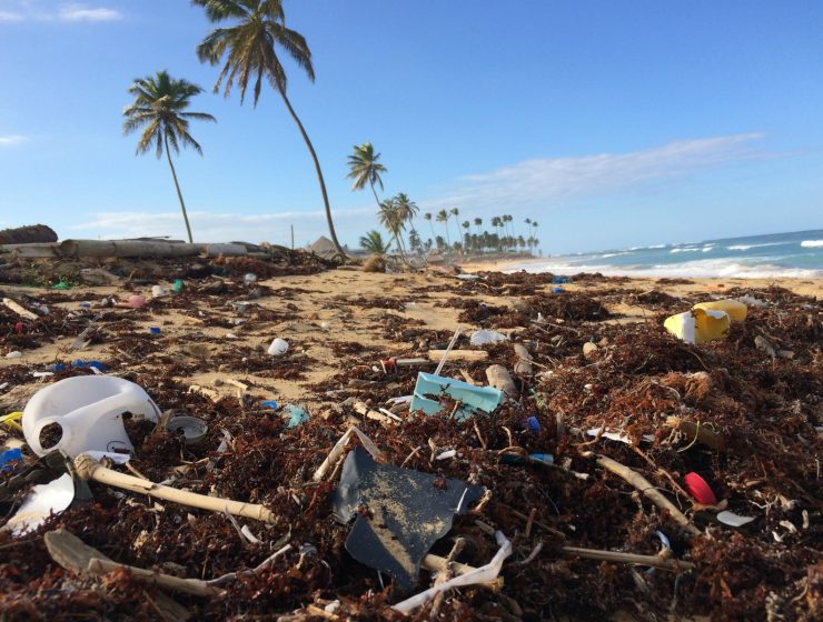 Plastic on a beach: Photo by Dustan Woodhouse on Unsplash