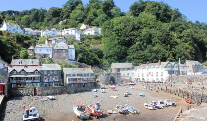 Clovelly seafront, north Devon