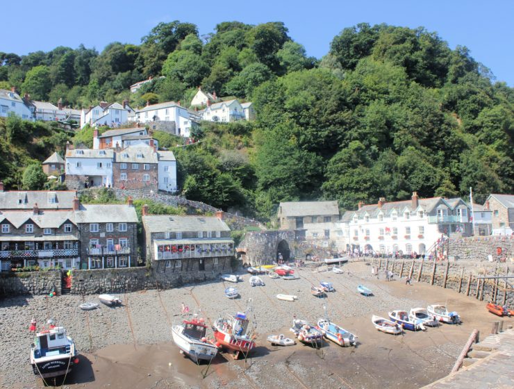 Clovelly seafront, north Devon