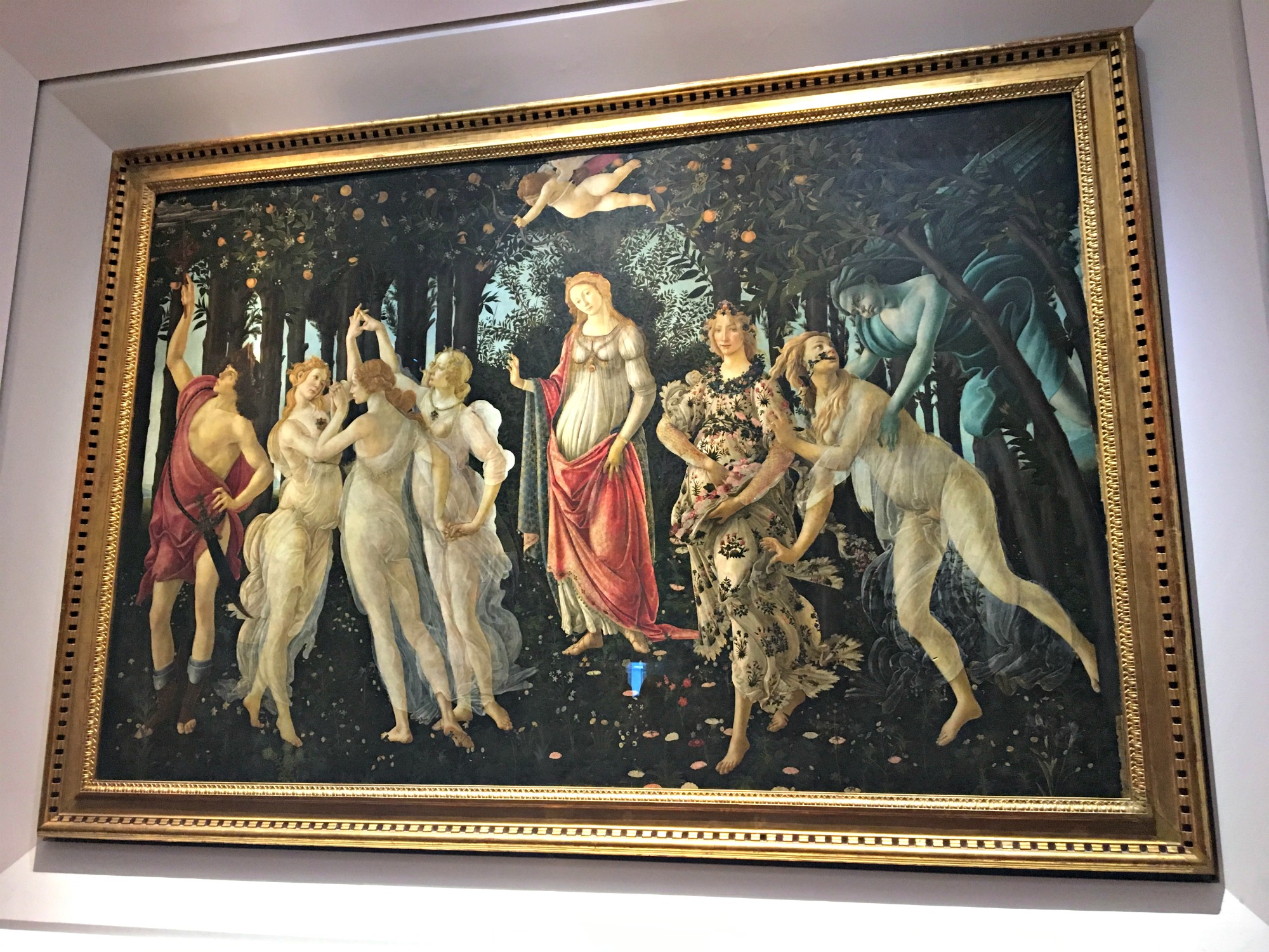 Uffizi gallery tour Florence: Sandro Botticelli Primavera