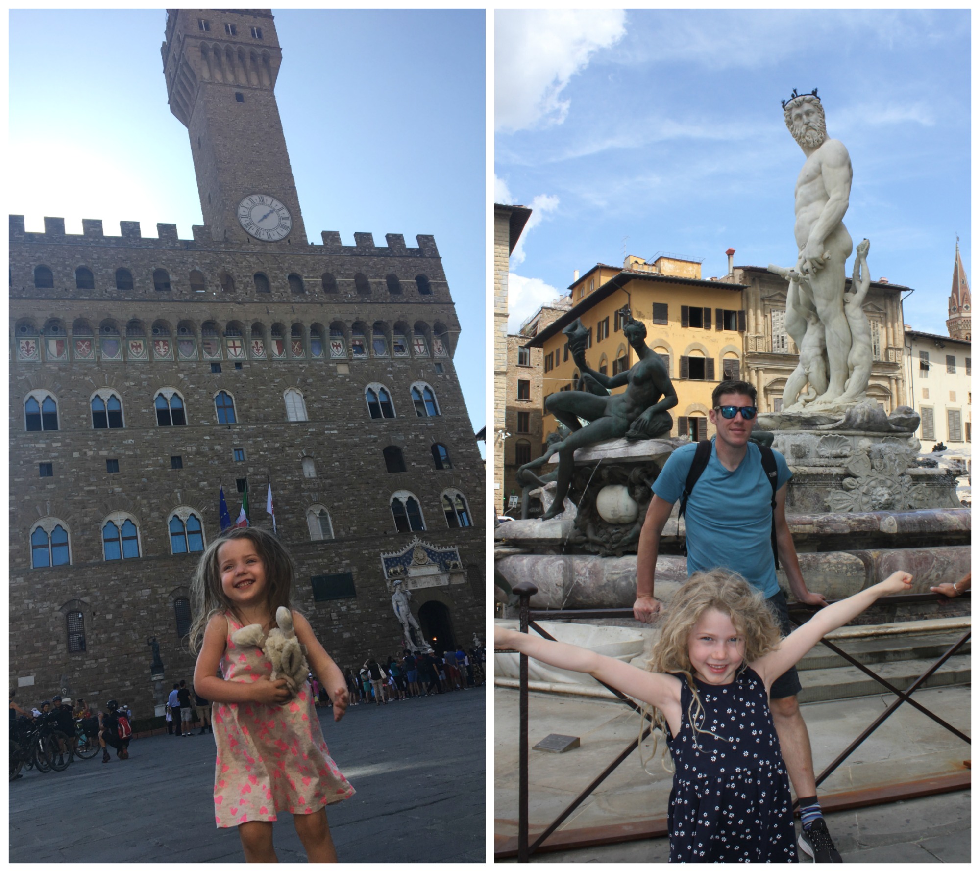Piazza Signoria, Florence with kids