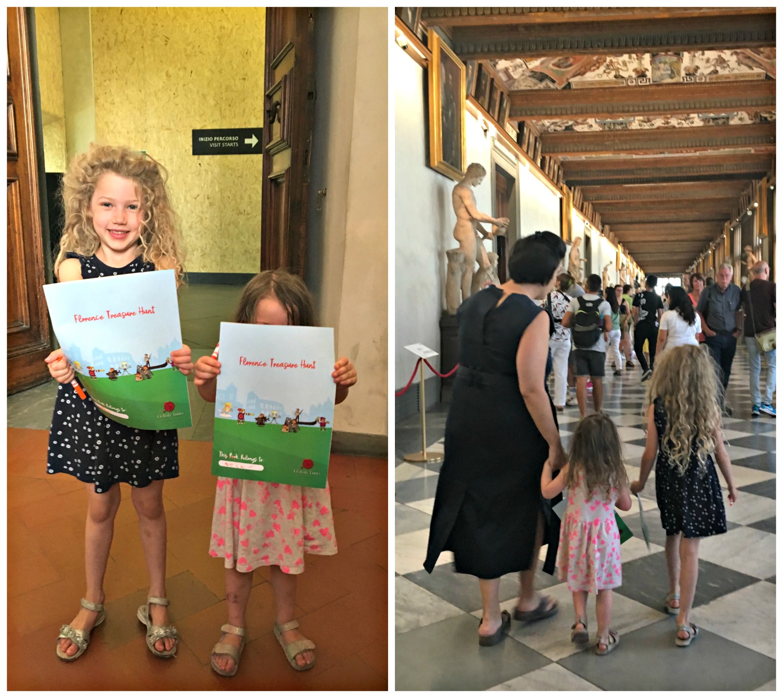 uffizi gallery with kids: Family treasure hunt