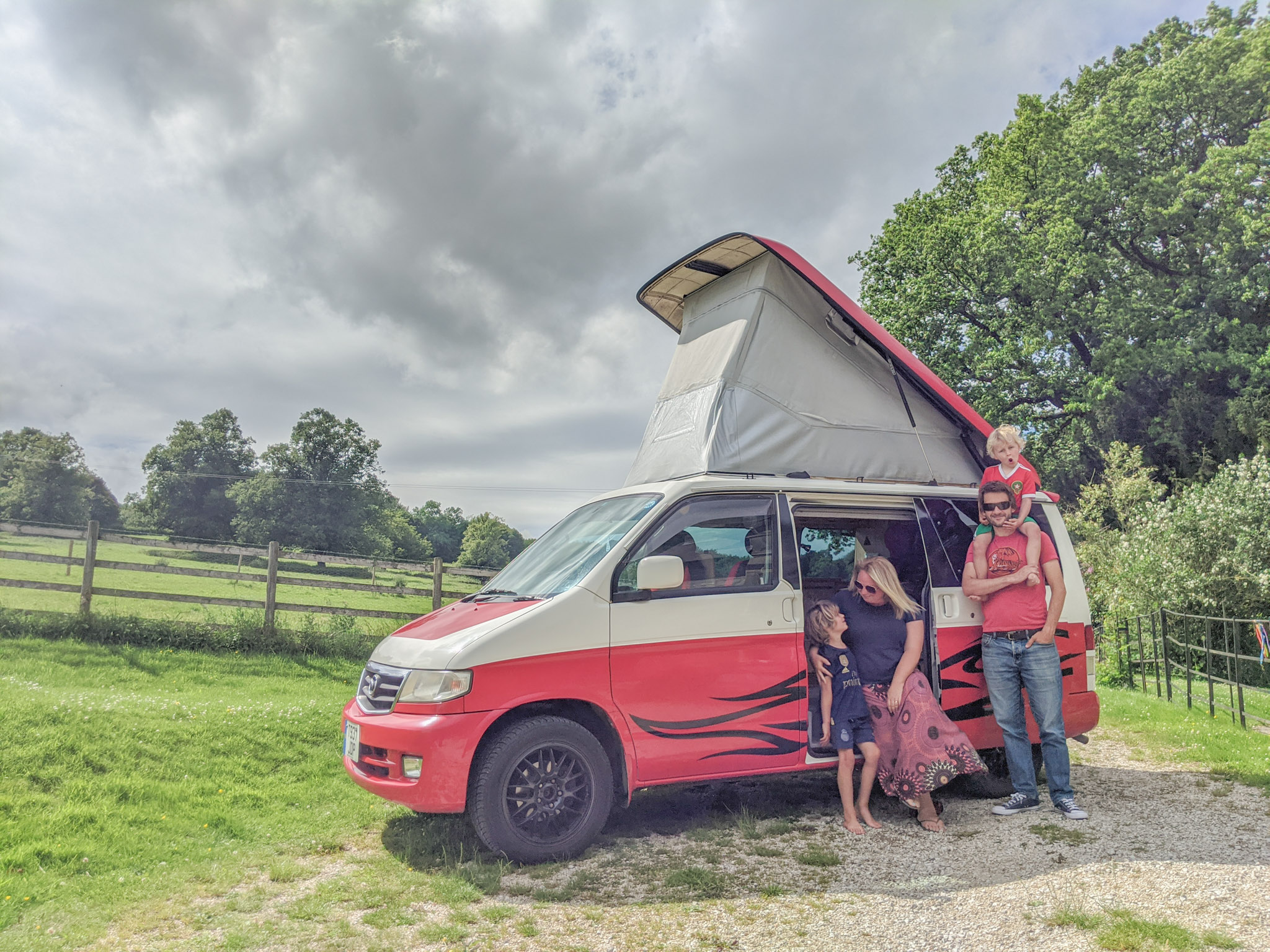 Travelynn family with Mazda Bongo camper van: Summer travel plans