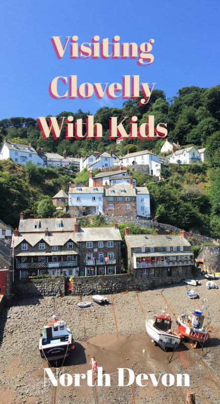 Visiting Clovelly with kids